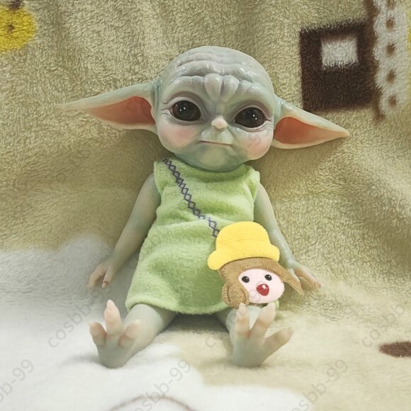 34cm YoYo Elf Dolls Adorable Full Silicone Handmade Reborn Baby Girl Cute Doll - Picture 4 of 7